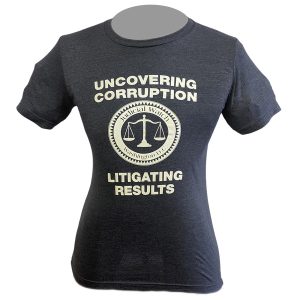 52/48 Heathered Tee Shirt Uncovering Corruption